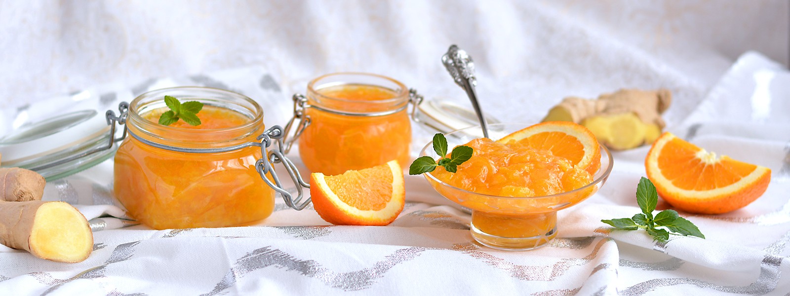 Pomerančová marmeláda se zázvorem